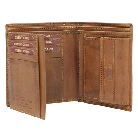 Portfel męski skórzany skóra naturalna  Peterson