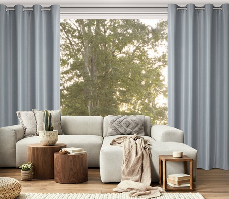 ZASŁONA GOTOWA SELINA 140 X 250 CM SZARY