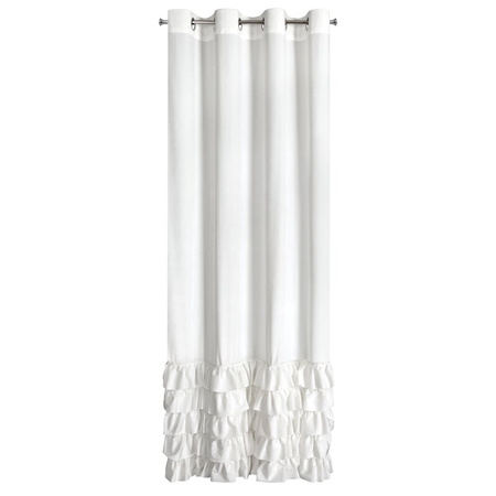 ZASŁONA GOTOWA CARLI 140 X 250 CM BIAŁY