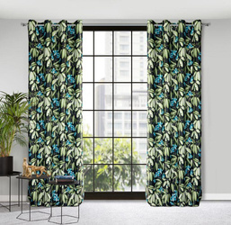 ZASŁONA GOTOWA LONI 140 X 250 CM CZARNY