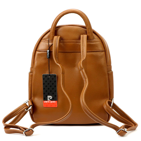 Plecak damski skórzany skóra naturalna Pierre Cardin