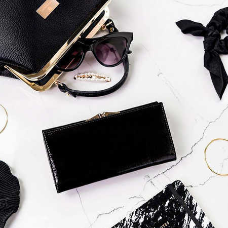 Portfel damski skórzany skóra naturalna  Peterson