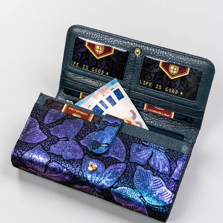 Portfel damski skórzany skóra naturalna  Peterson 