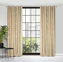 ZASŁONA DEKORACYJNA PIERRE CARDIN MARGO 140 X 250 CM BEŻOWY