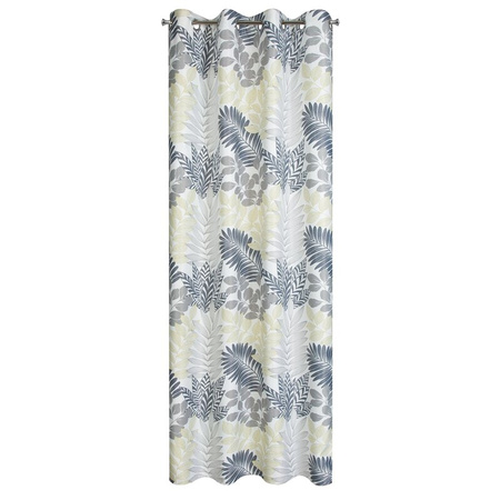 ZASŁONA GOTOWA D91 NINA 140 X 250 CM BIAŁY