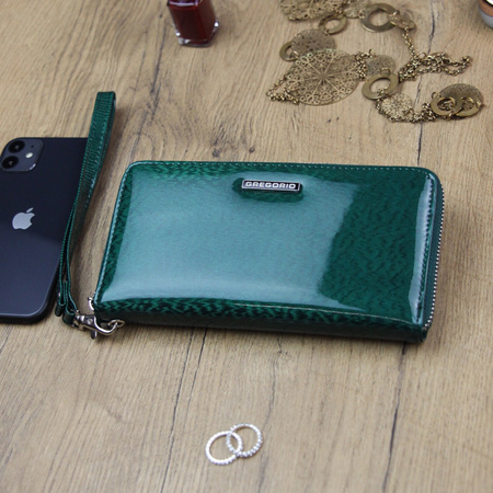 Portfel damski skórzany skóra naturalna Gregorio 