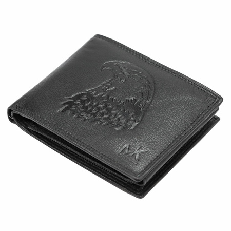 Portfel męski skórzany skóra naturalna Money Kepper 