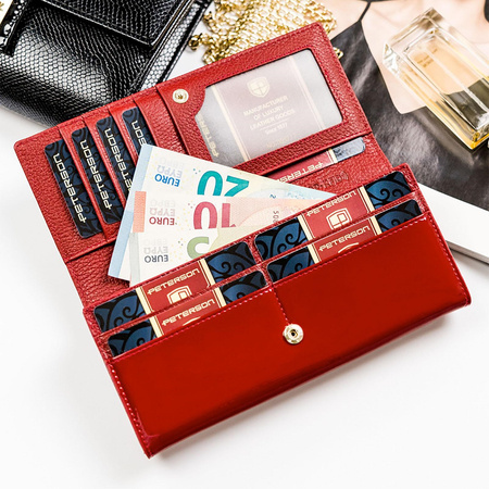 Portfel damski skórzany skóra naturalna  Peterson