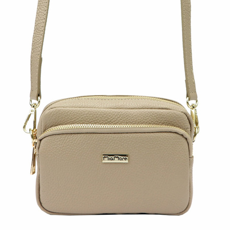 Torebka torebki skórzana skóra naturalna MiaMore damska