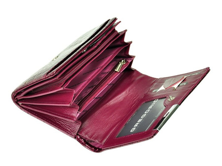 Portfel damski skóra naturalna skórzany Gregorio 