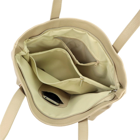 Torebka torebki skórzana skóra naturalna MiaMore damska 