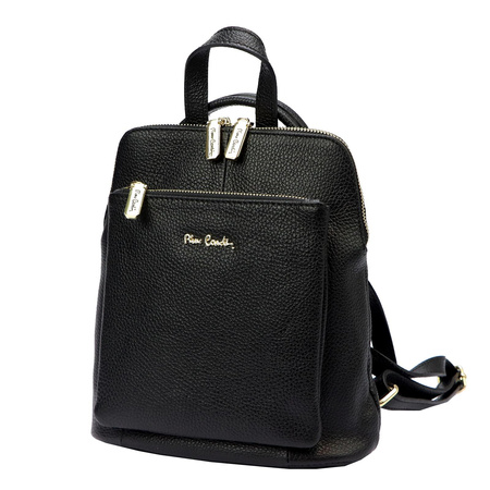 Plecak damski skórzany skóra naturalna Pierre Cardin