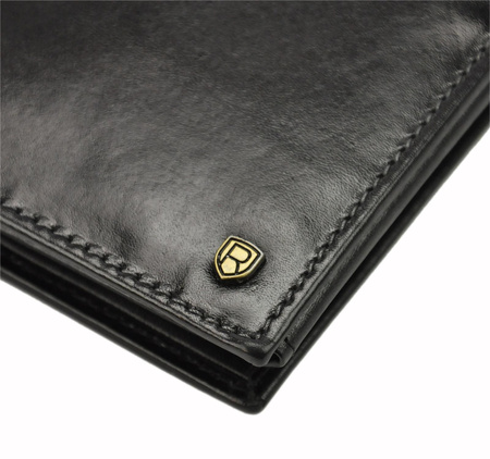 Portfel męski skórzany skóra naturalna Rovicky 