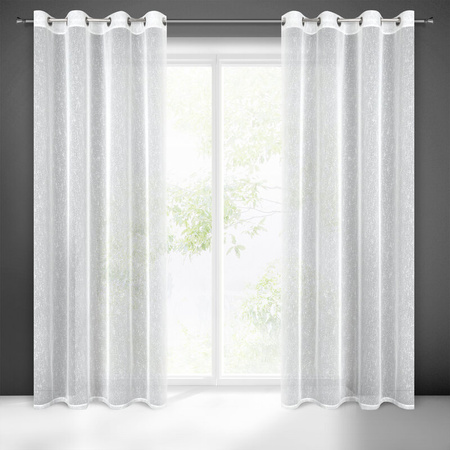 FIRANA GOTOWA KELLY 140 X 250 CM BIAŁY