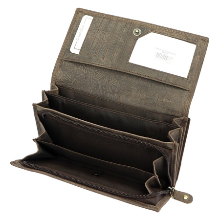 Portfel damski skórzany skóra naturalna Nordee