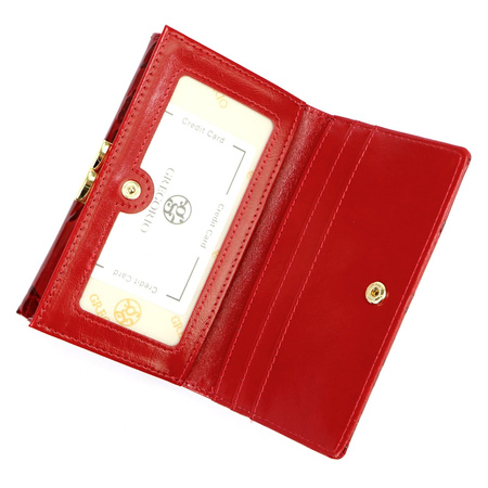 Portfel damski skóra naturalna skórzany Gregorio