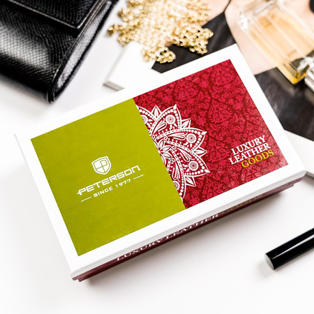 Portfel damski skórzany skóra naturalna  Peterson