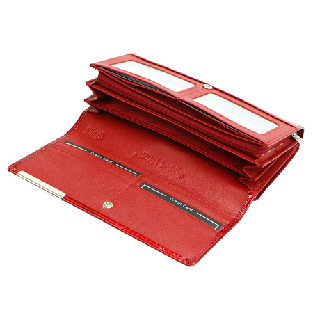 Portfel damski skóra naturalna skórzany Gregorio