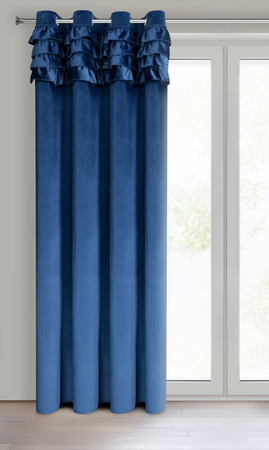 ZASŁONA GOTOWA ERIN 140 X 250 CM GRANATOWY