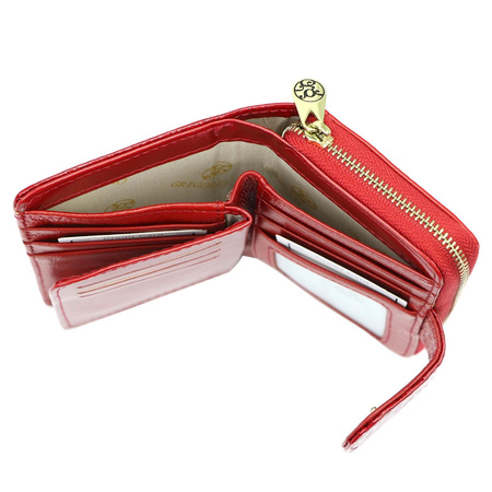 Portfel damski skóra naturalna skórzany Gregorio 