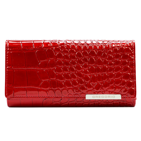 Portfel damski skórzany skóra naturalna Gregorio