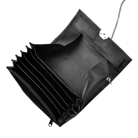 Portfel damski skórzany skóra naturalna Cavaldi