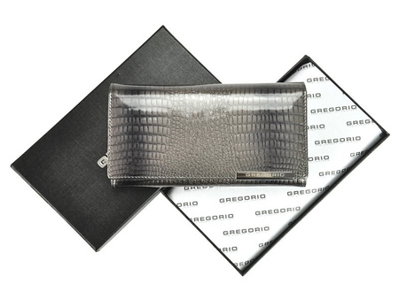 Portfel damski skórzany skóra naturalna Gregorio