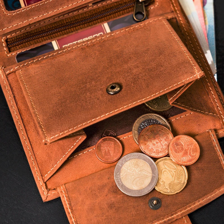 Portfel męski skórzany skóra naturalna  Peterson 