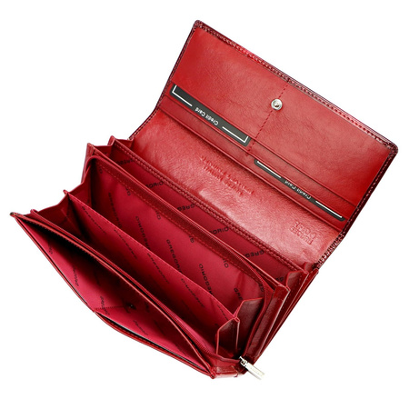 Portfel damski skóra naturalna skórzany Gregorio 