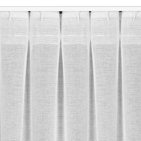 FIRANA GOTOWA LAYLA NA TAŚMIE 140 X 300 CM BIAŁY