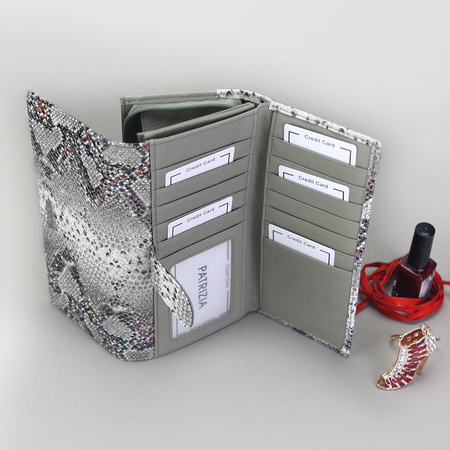 Portfel damski skórzany skóra naturalna Patrizia