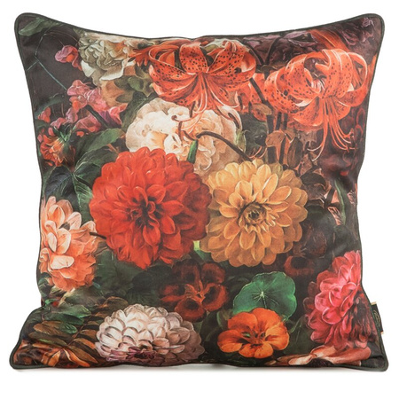 POSZEWKA VELVET 110 45 X 45 CM CIEMNOPOMARAŃCZOWY