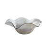 SZKLANA MISA DEKORACYJNA MASON1 (1) FI 32 X 10 CM SREBRNY