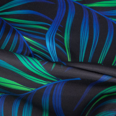 ZASŁONA GOTOWA D91 PALMS 01 140 X 250 CM CZARNY