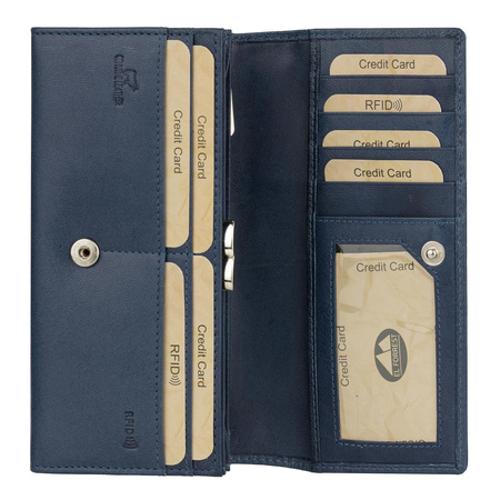 Portfel damski skórzany skóra naturalna El Forrest 