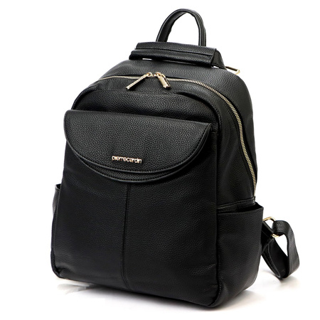 Plecak damski skórzany skóra ekologiczna Pierre Cardin