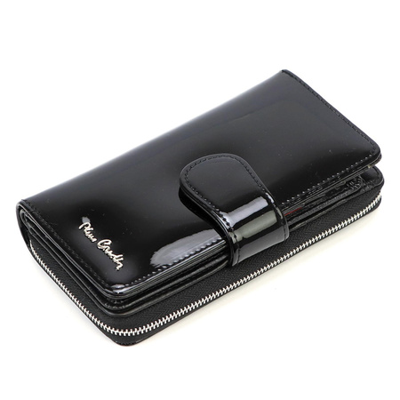 Portfel damski skóra naturalna + skóra ekologiczna Pierre Cardin