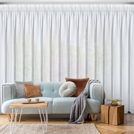 FIRANA GOTOWA TINA NA TAŚMIE 350 X 270 CM BIAŁY