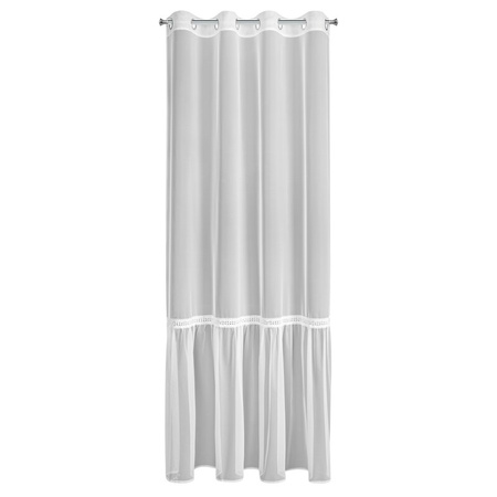 FIRANA GOTOWA NAOMI 140 X 260 CM BIAŁY