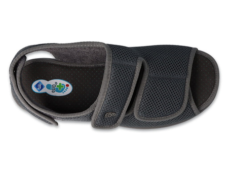 Dr Orto - Obuwie buty sandału profilaktyczno zdrowotne męskie popiel 
