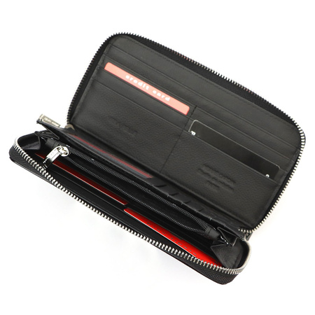 Portfel damski skórzany skóra naturalna Pierre Cardin