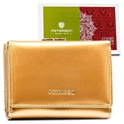 Portfel damski skórzany skóra naturalna  Peterson