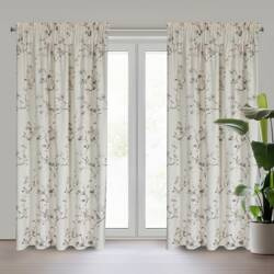 ZASŁONA GOTOWA SELENA NA TAŚMIE 140 X 270 CM KREMOWY