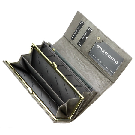 Portfel damski skórzany skóra naturalna Gregorio 