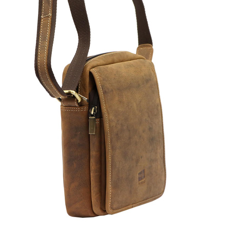 Torba saszetka na ramię męska skórzana skóra naturalna Nordee 