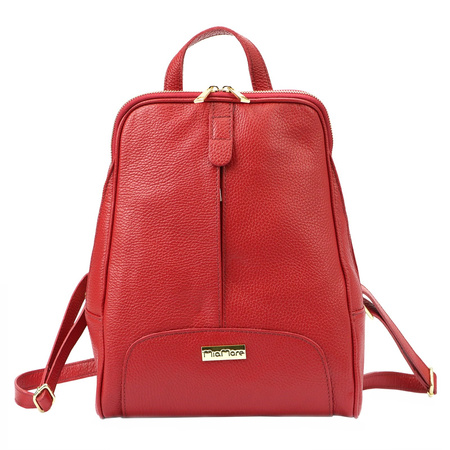 Plecak damski skórzany skóra naturalna MiaMore 