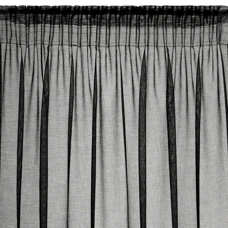 FIRANA GOTOWA DANI 1 NA TAŚMIE 140 X 270 CM CZARNY