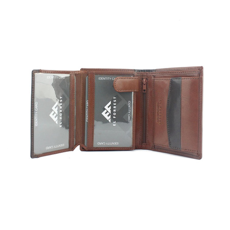 Portfel męski skórzany skóra naturalna El Forrest 