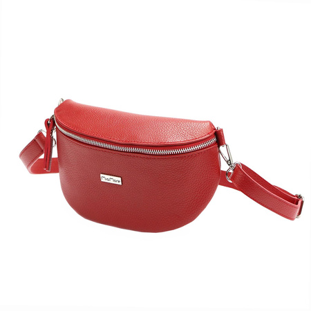 Torebka torebki nerka saszetka skórzana skóra naturalna MiaMore damska