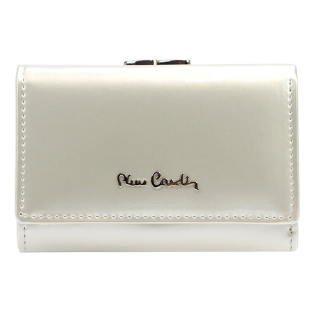 Portfel damski skóra naturalna + skóra ekologiczna Pierre Cardin